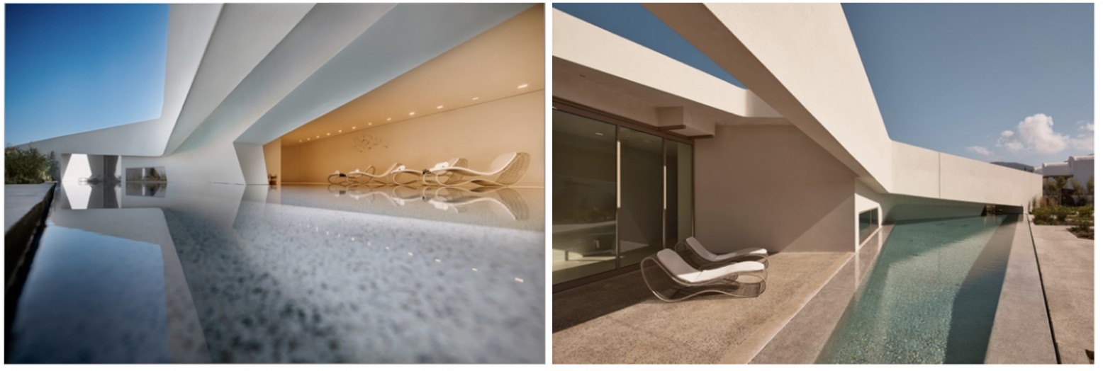 C'est fini les murs blancs lisses : en 2026, cet hôtel grec impose la roche volcanique brute partout